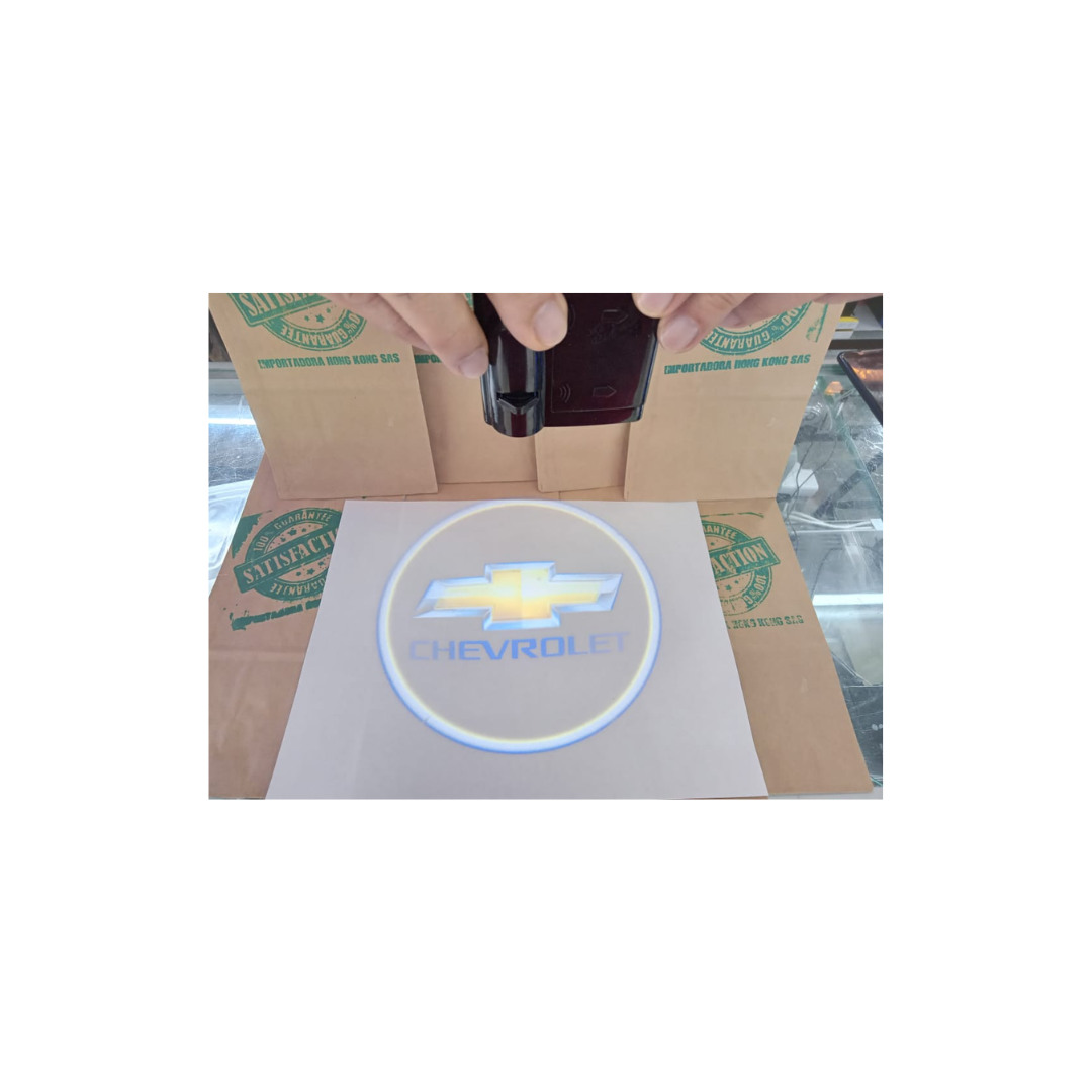 Proyector led de logo en la puerta por pares