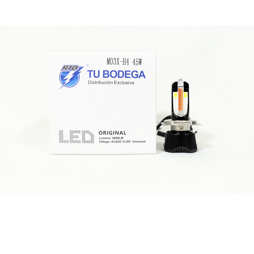 Bombillo led luz blanca H4