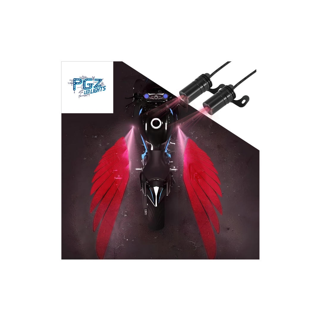 Alas de ángel led para moto y carro