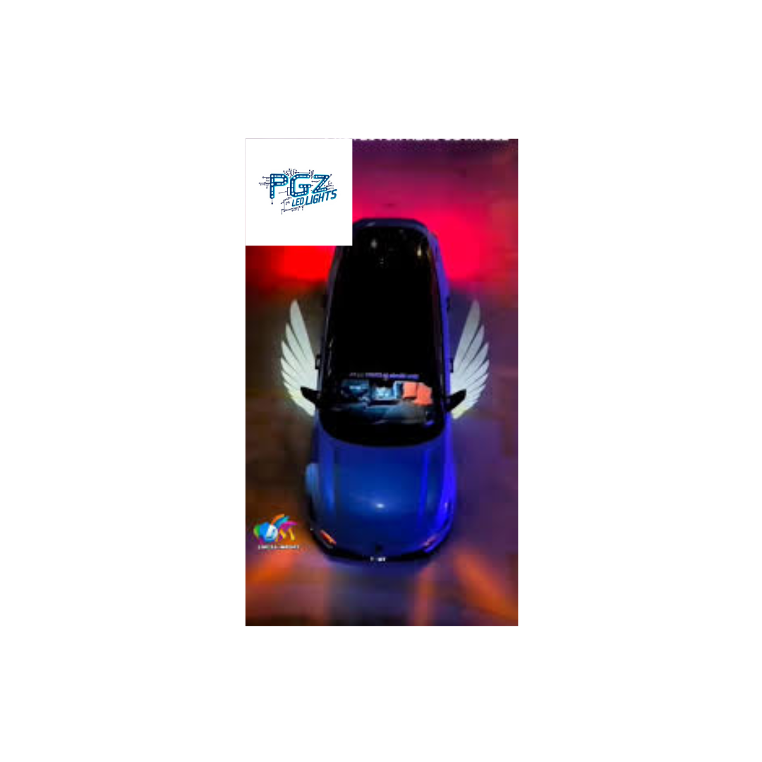 Alas de ángel led para moto y carro