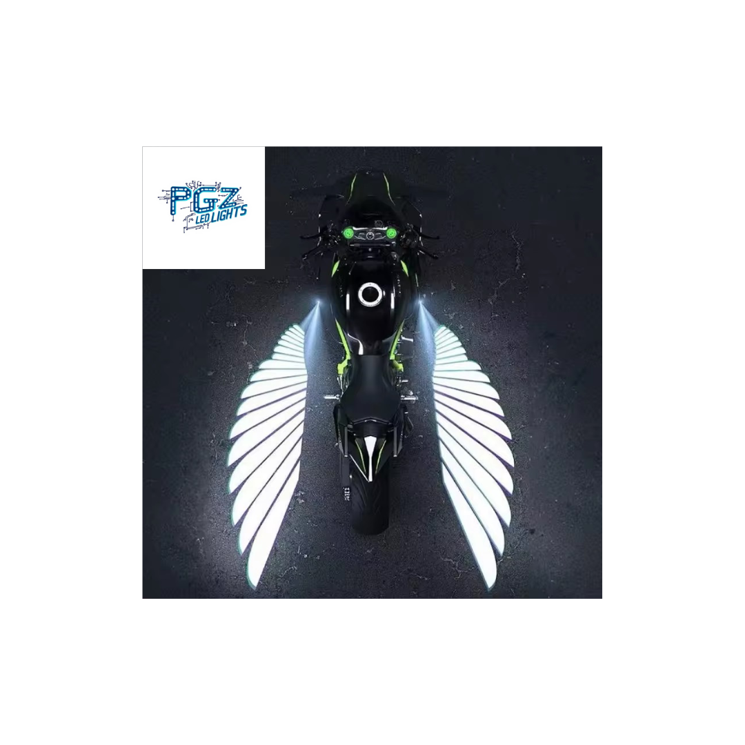 Alas de ángel led para moto y carro